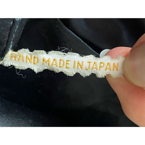 evening  black bag purse handmade in Japan - Picture 5 of 5